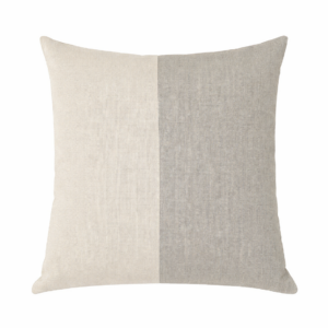 Cojin de Plumas Exterior Beige y Marron