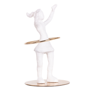 Escultura Brincando de Hula Hula