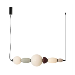 Luminaria colgante Garca horizontal 89X20X144 natural